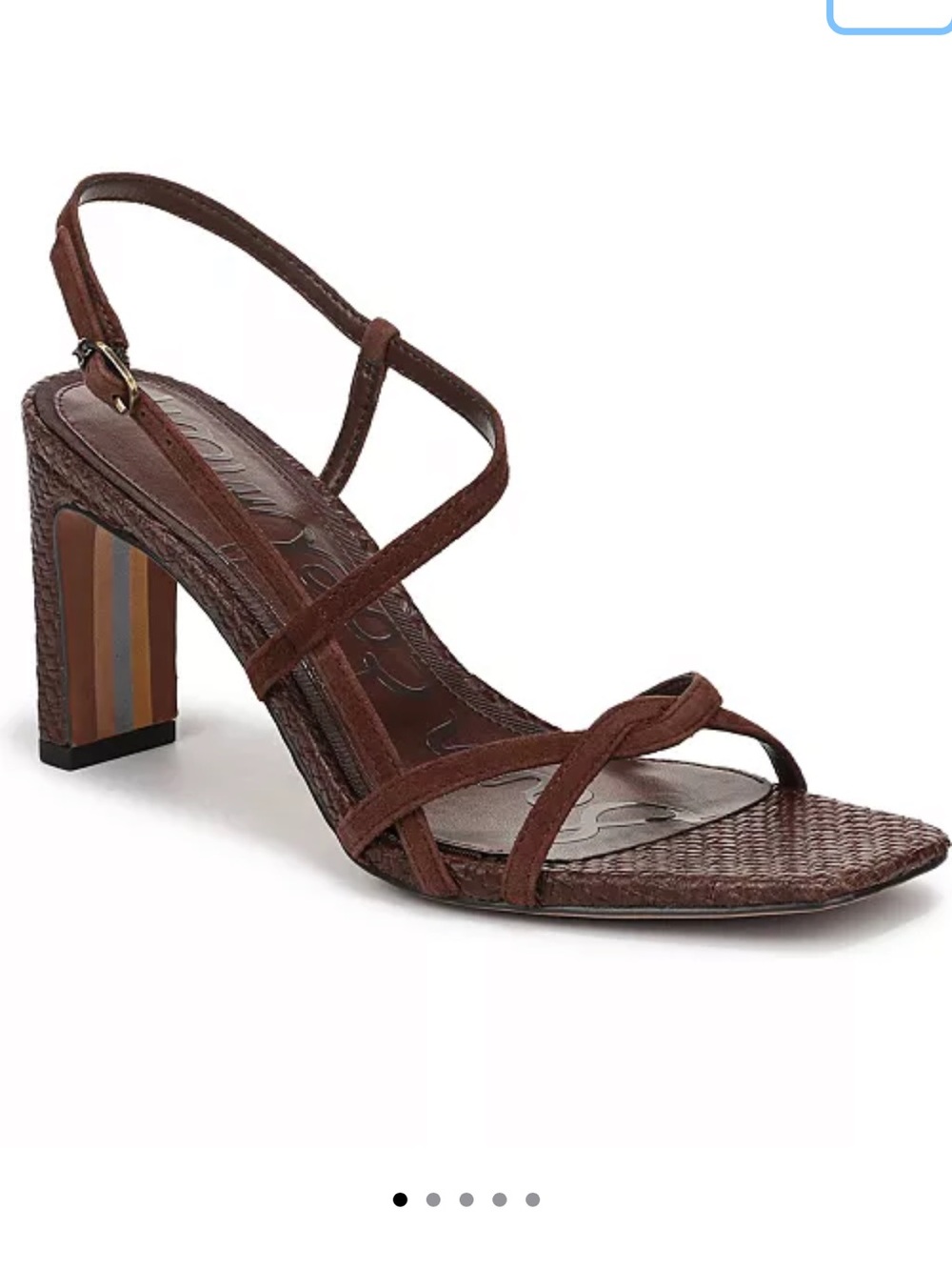 Sam Edelman Elissa Brown Suede Sandal 7
